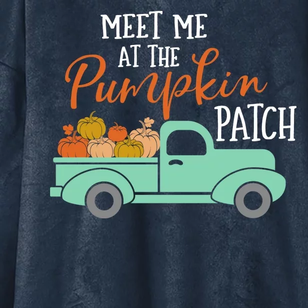 Meet Me at the Pumpkin Patch Hooded Wearable Blanket