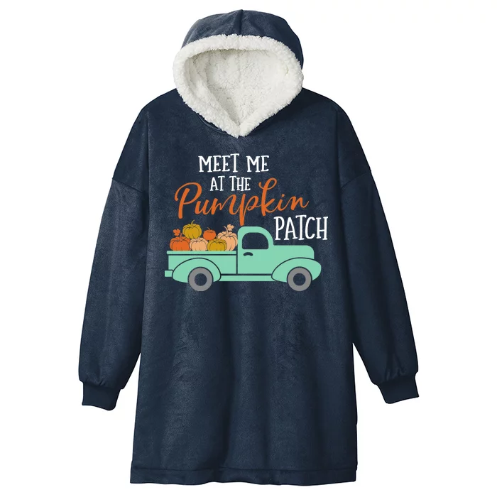 Meet Me at the Pumpkin Patch Hooded Wearable Blanket