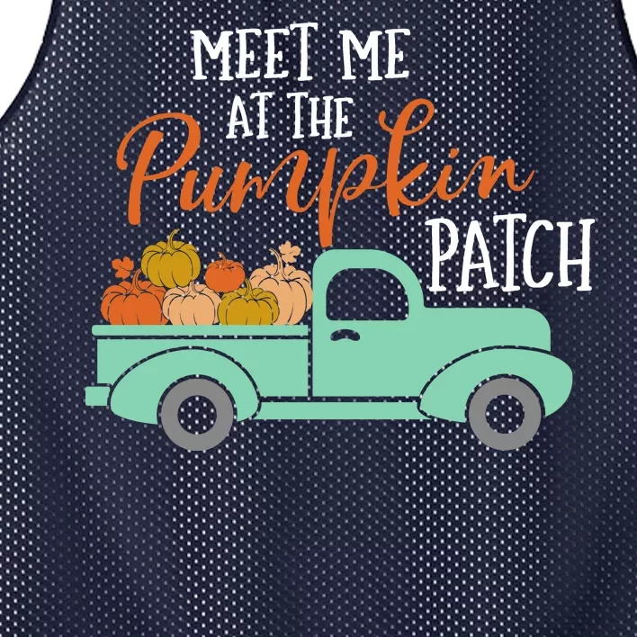 Meet Me at the Pumpkin Patch Mesh Reversible Basketball Jersey Tank