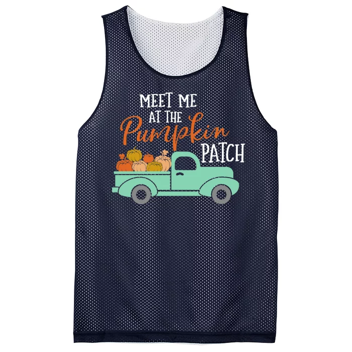 Meet Me at the Pumpkin Patch Mesh Reversible Basketball Jersey Tank