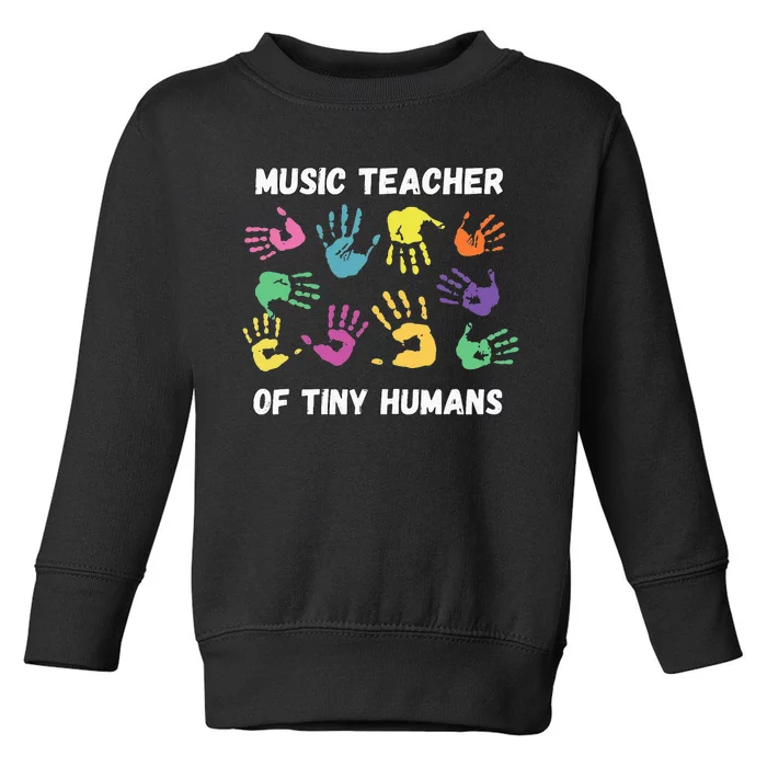 Music Education Funny for Music Teacher Toddler Sweatshirt