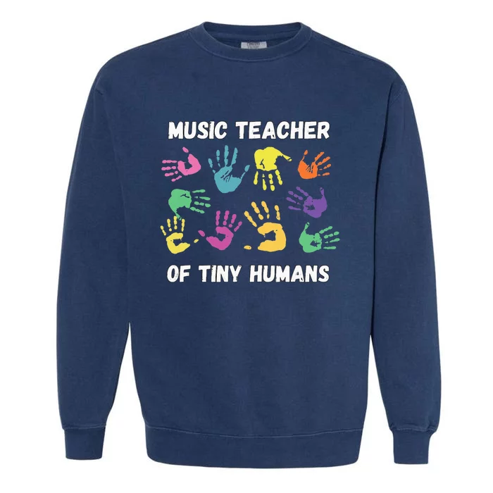 Music Education Funny for Music Teacher Garment-Dyed Sweatshirt