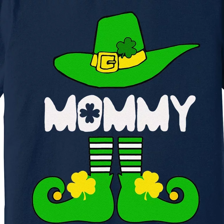 Mommy Elf Funny Irish Lucky St Patricks Day Gift Mom Women Premium T-Shirt