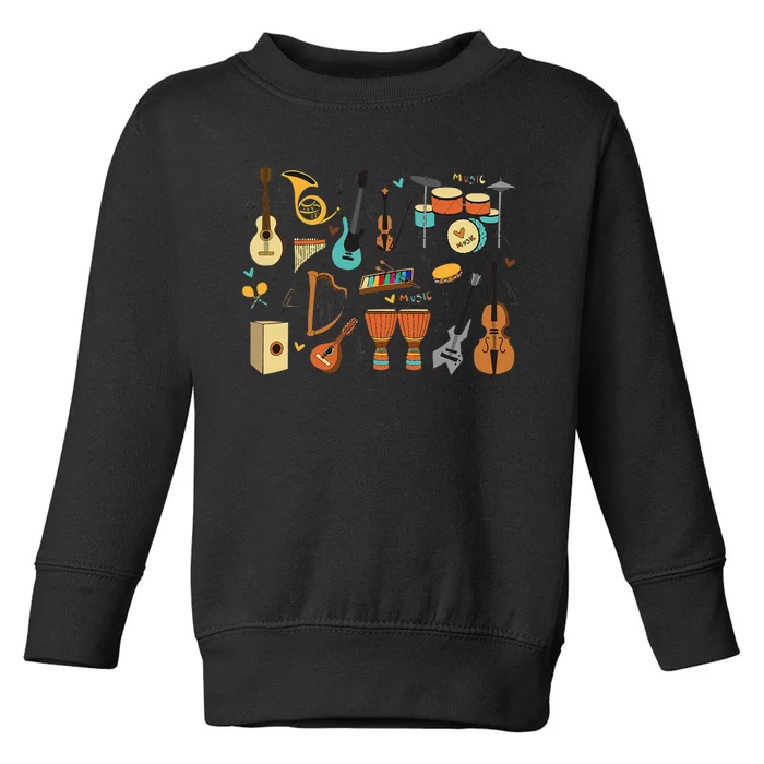 Music Education Funny For Music Teacher Toddler Sweatshirt