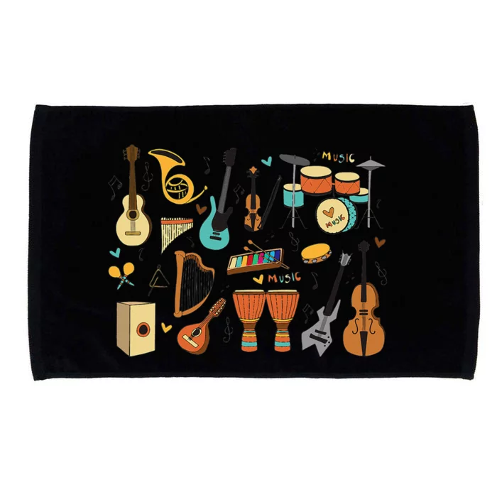 Music Education Funny For Music Teacher Microfiber Hand Towel