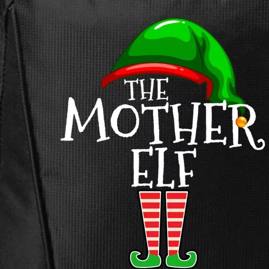 Mother Elf Family Matching Group Christmas Gift Mommy Mom Funny Gift City Backpack