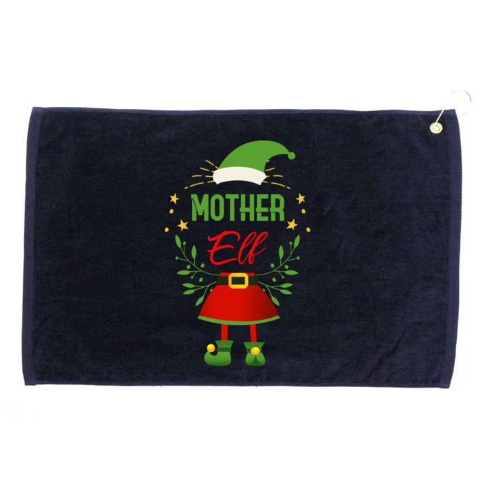 Mother Elf Funny Gift Grommeted Golf Towel