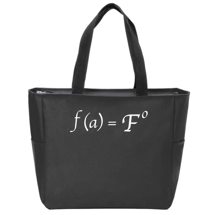 Math Equation Fafo Zip Tote Bag