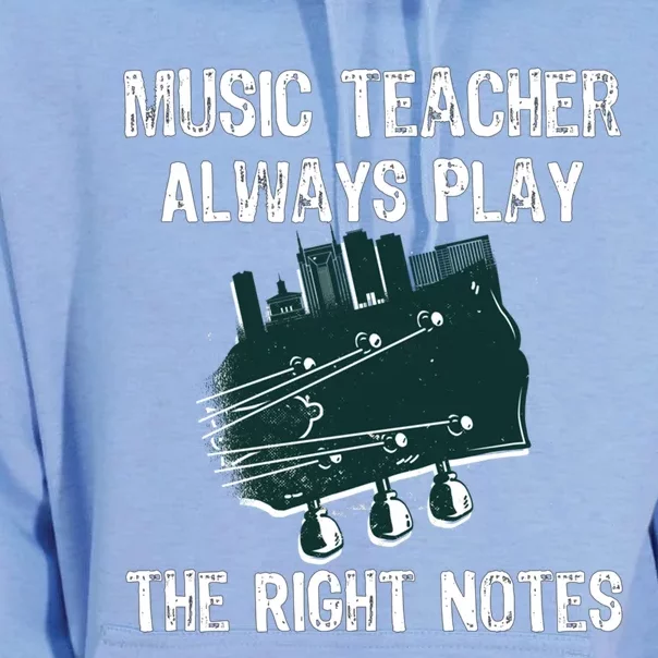 Music Education Funny For Guitar Music Teacher Cool Gift Unisex Surf Hoodie