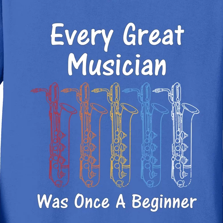 Music Education Funny For Saxophone Music Teacher Cute Gift Kids Long Sleeve Shirt