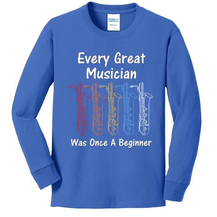 Music Education Funny For Saxophone Music Teacher Cute Gift Kids Long Sleeve Shirt