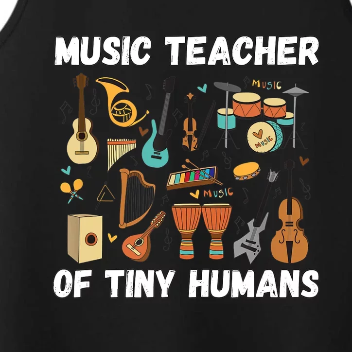 Music Education Funny For Music Teacher Performance Tank