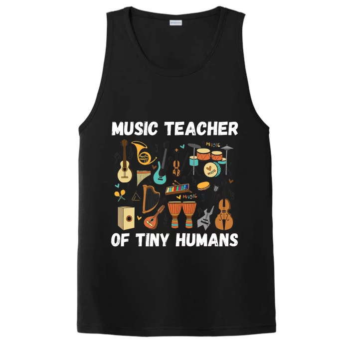 Music Education Funny For Music Teacher Performance Tank