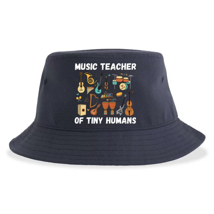 Music Education Funny For Music Teacher Sustainable Bucket Hat