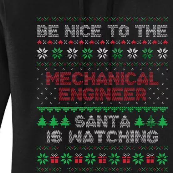 Mechanical Engineer Gift Mechanical Engineer Ugly Sweater Women's Pullover Hoodie