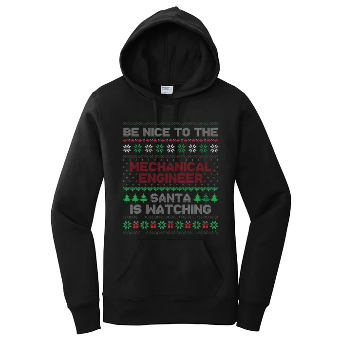 Mechanical Engineer Gift Mechanical Engineer Ugly Sweater Women's Pullover Hoodie