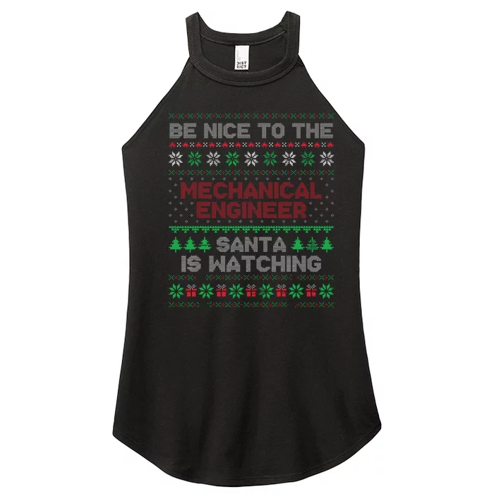 Mechanical Engineer Gift Mechanical Engineer Ugly Sweater Women’s Perfect Tri Rocker Tank