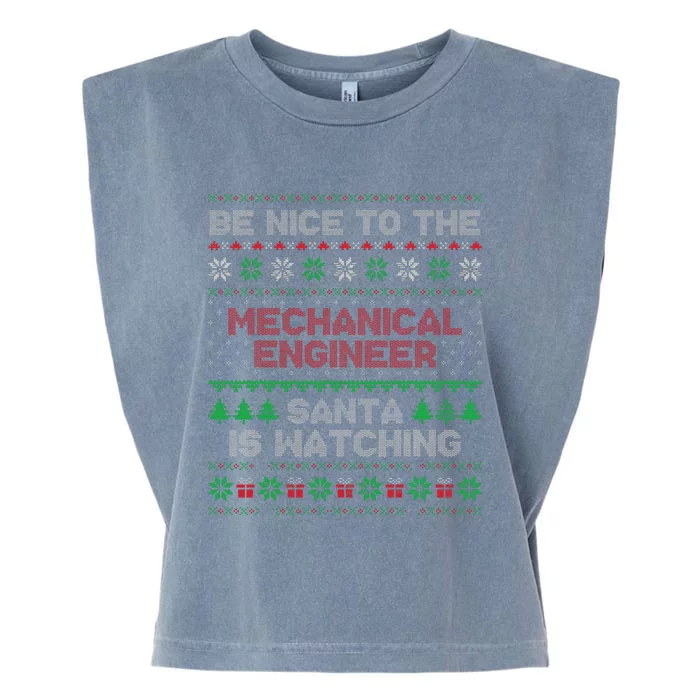 Mechanical Engineer Gift Mechanical Engineer Ugly Sweater Garment-Dyed Women's Muscle Tee