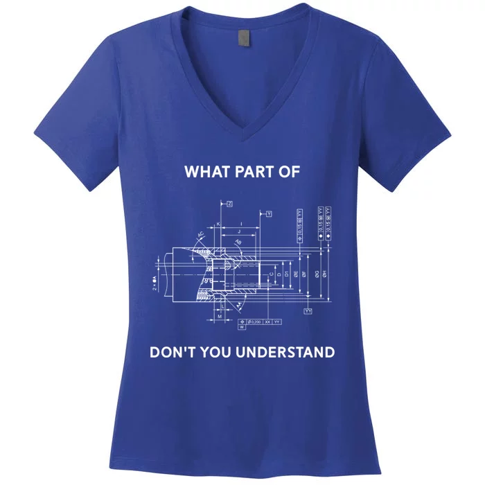 Mechanical Engineer Gift Women's V-Neck T-Shirt