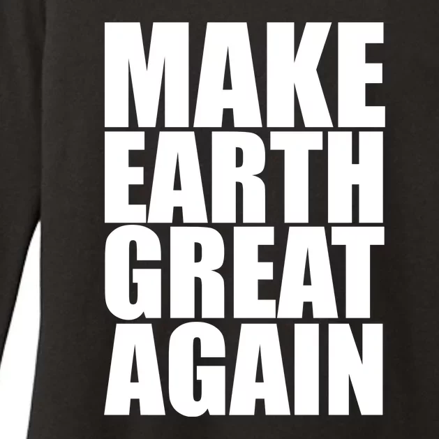 Make Earth Great Again Womens CVC Long Sleeve Shirt