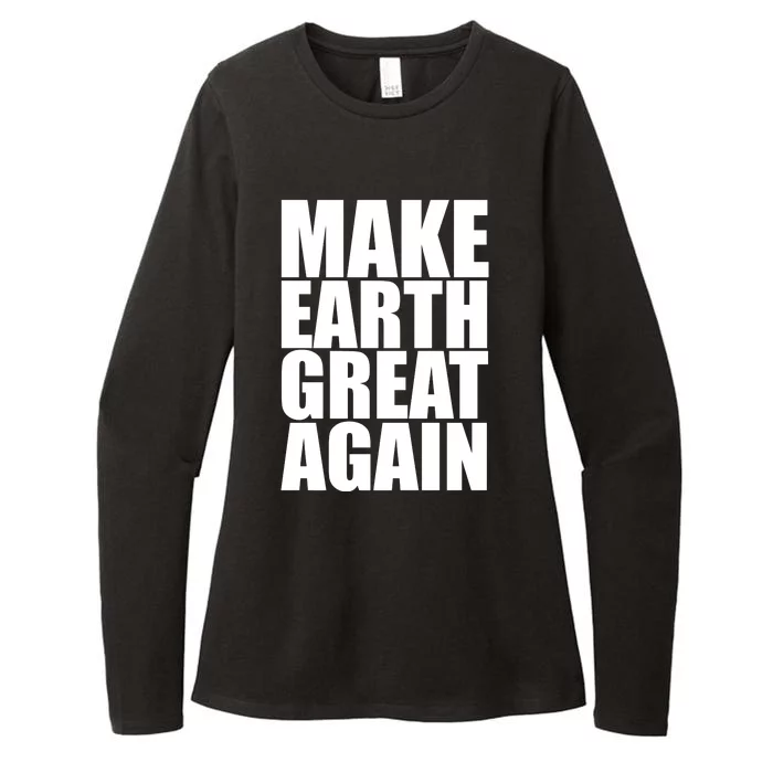 Make Earth Great Again Womens CVC Long Sleeve Shirt