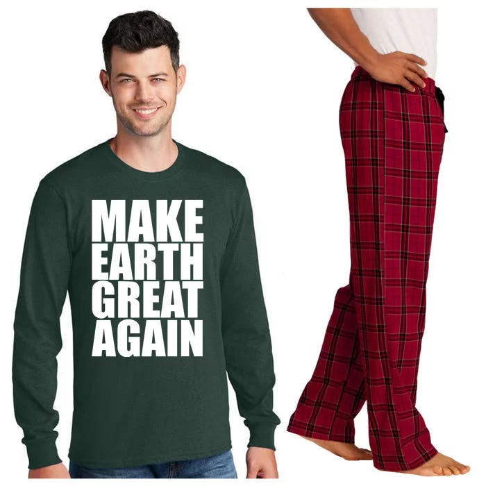 Make Earth Great Again Long Sleeve Pajama Set