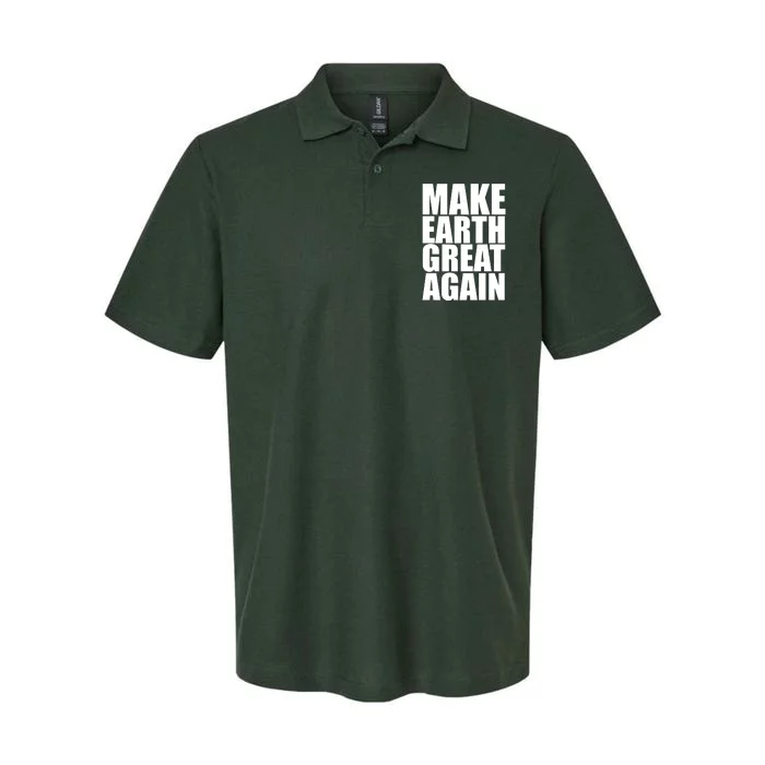 Make Earth Great Again Softstyle Adult Sport Polo