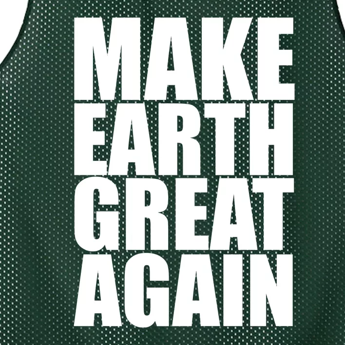 Make Earth Great Again Mesh Reversible Basketball Jersey Tank