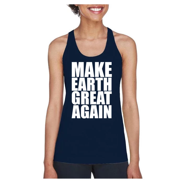 Make Earth Great Again Women's Racerback Tank