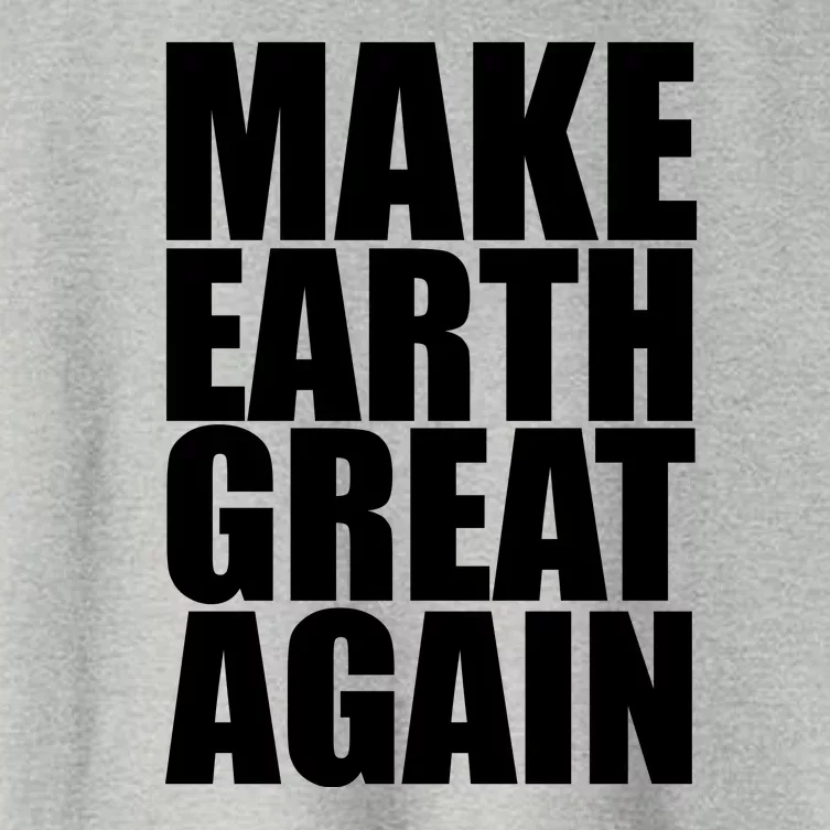 Make Earth Great Again Women's Crop Top Tee