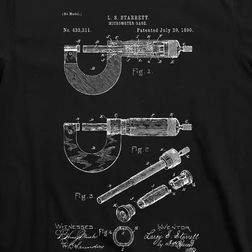 Mechanical Engineer Gift Micrometer Gage T-Shirt