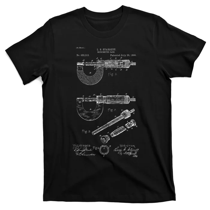 Mechanical Engineer Gift Micrometer Gage T-Shirt