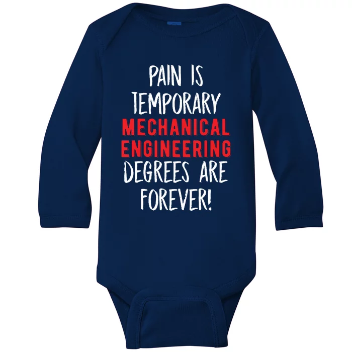 Mechanical Engineer Graduation Gift Design For Engineering Baby Long Sleeve Bodysuit