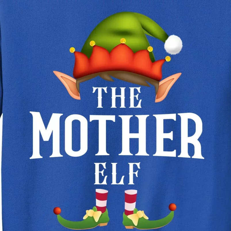 Mother Elf Group Funny Christmas Pajama Party Gift Tall Sweatshirt