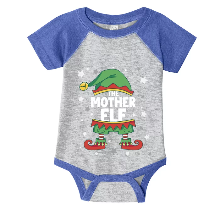 Mother Elf Gift Matching Family Group Party Christmas Mum Cool Gift Infant Baby Jersey Bodysuit