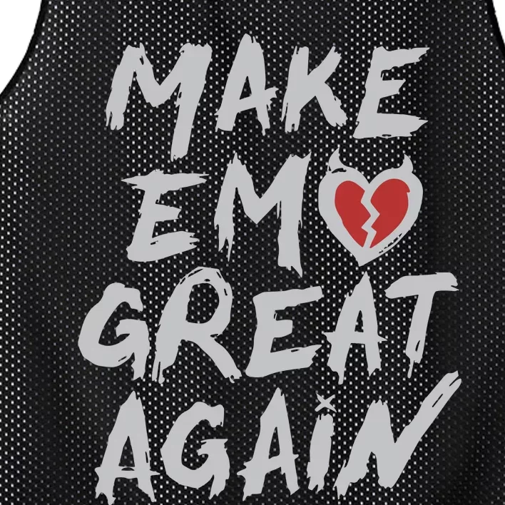 Make Emo Great Again Mesh Reversible Basketball Jersey Tank