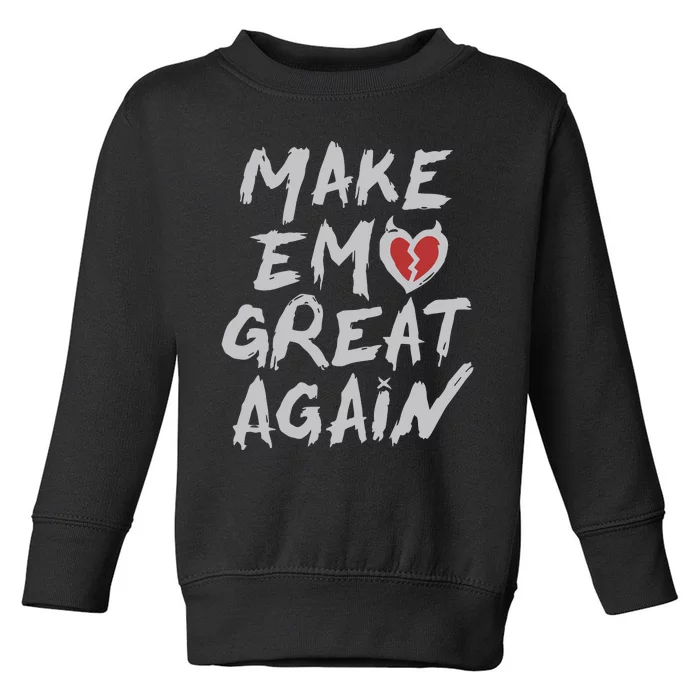 Make Emo Great Again Toddler Sweatshirt