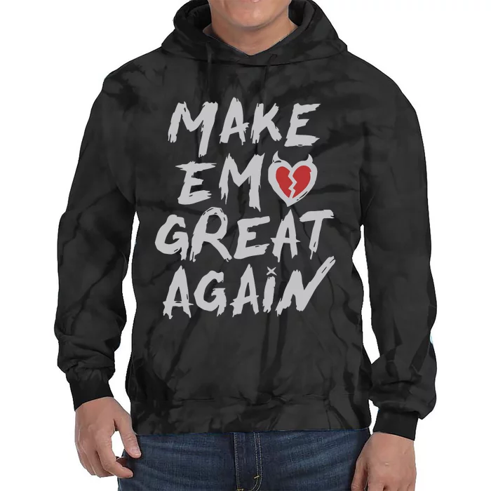 Make Emo Great Again Tie Dye Hoodie