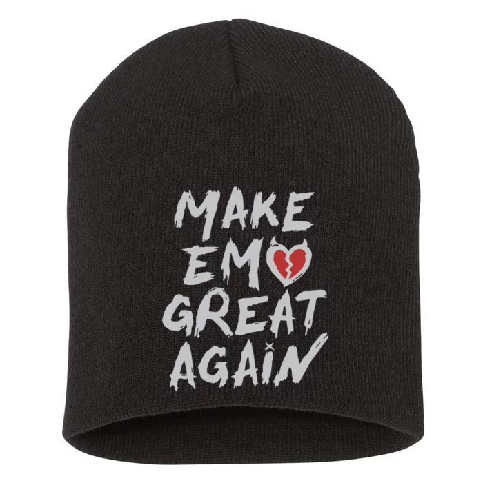 Make Emo Great Again Short Acrylic Beanie