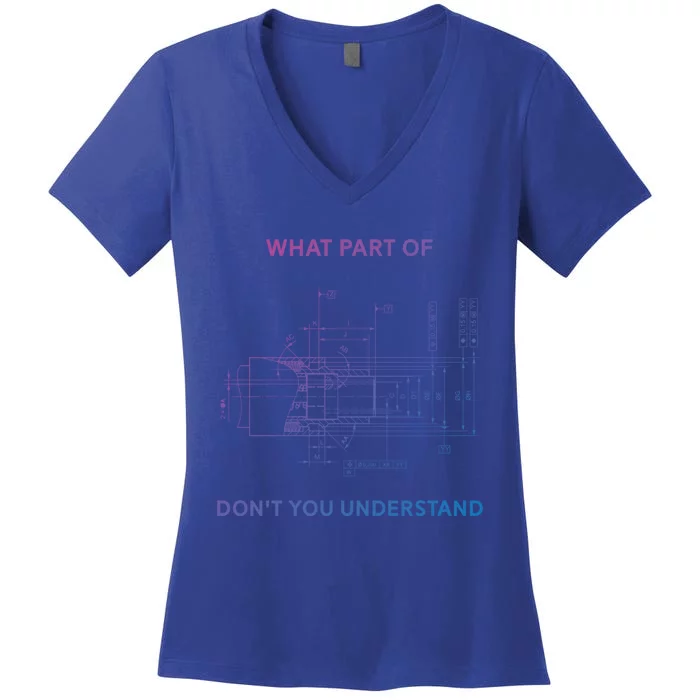 Mechanical Engineer Gift Women's V-Neck T-Shirt