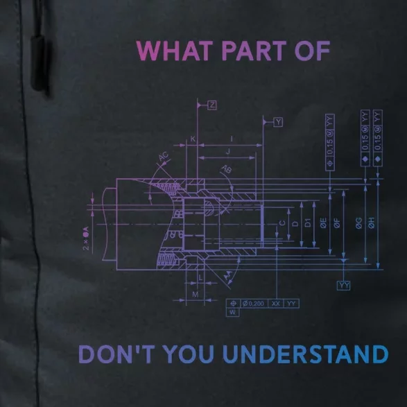 Mechanical Engineer Gift Daily Commute Backpack