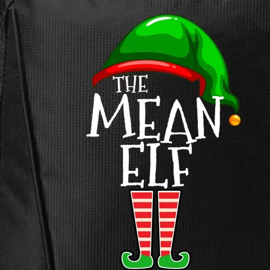 Mean Elf Group Matching Family Christmas Gift Holiday Funny Gift City Backpack