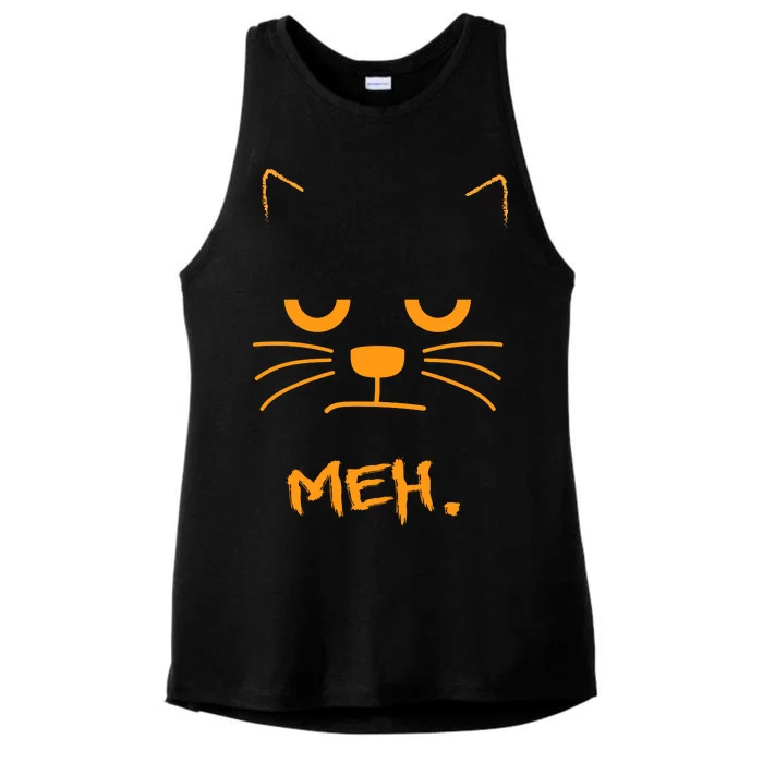 Meh. Angry Cat Ladies Tri-Blend Wicking Tank