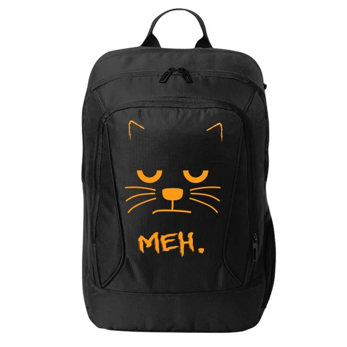 Meh. Angry Cat City Backpack