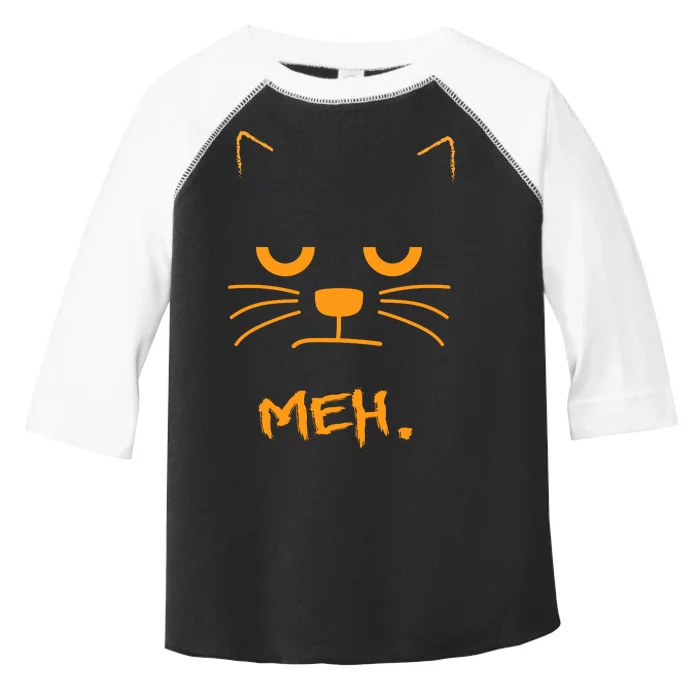 Meh. Angry Cat Toddler Fine Jersey T-Shirt