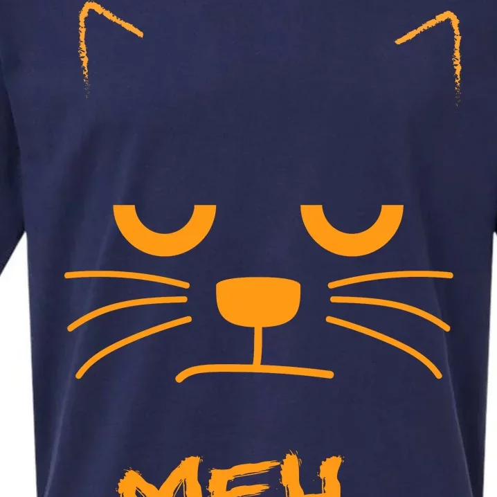 Meh. Angry Cat Sueded Cloud Jersey T-Shirt