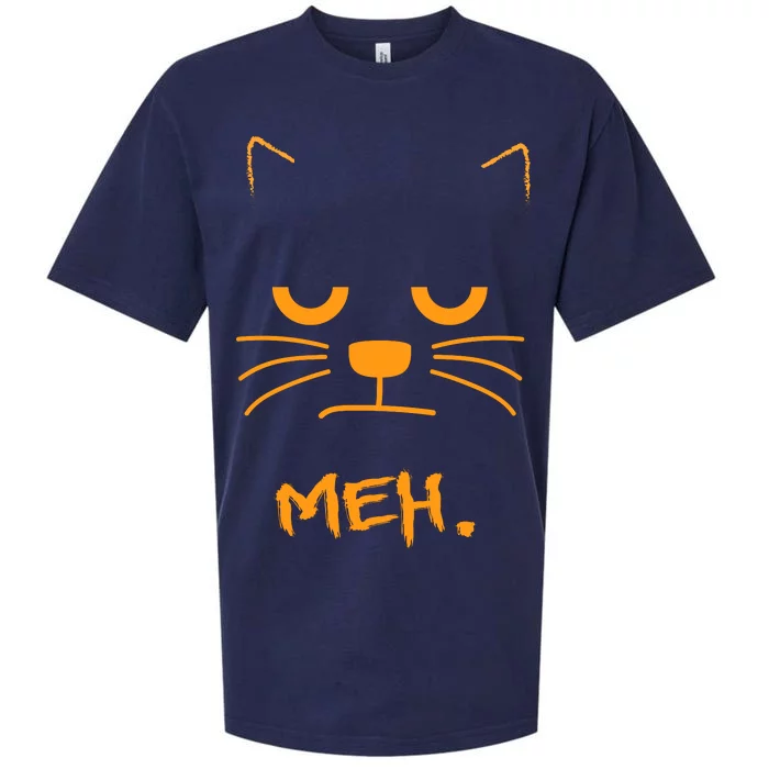 Meh. Angry Cat Sueded Cloud Jersey T-Shirt