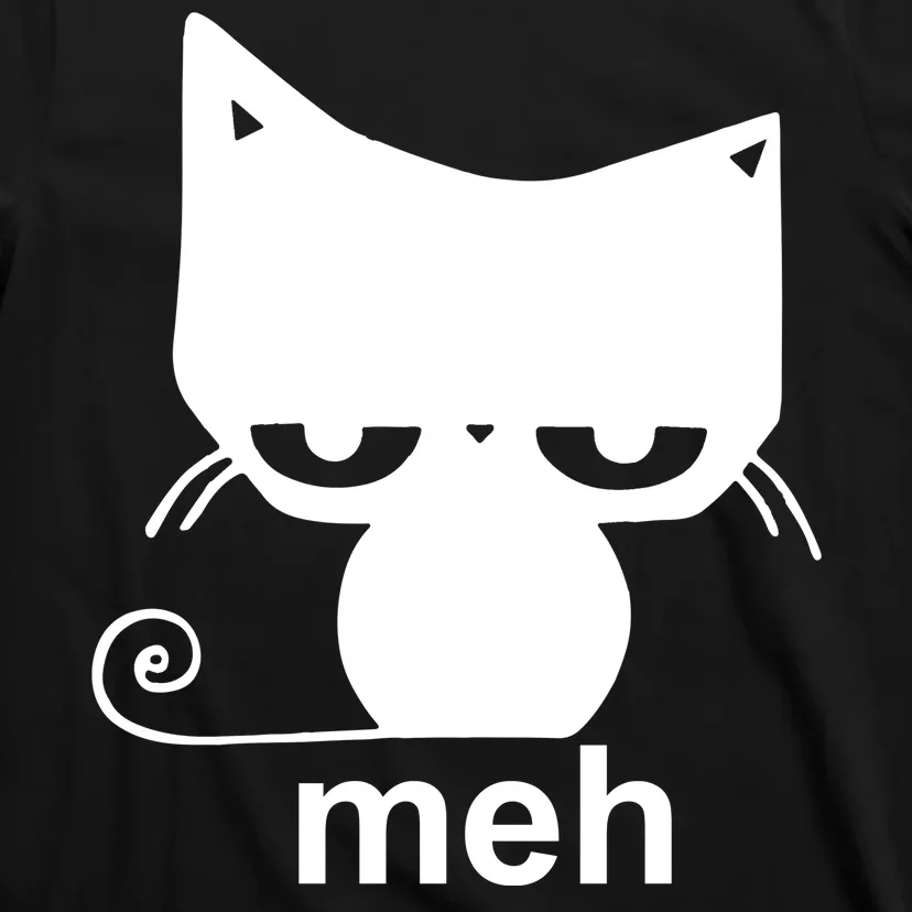 Meh Cat Funny Meme T-Shirt