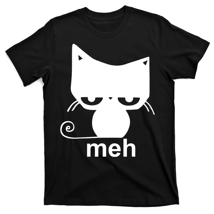 Meh Cat Funny Meme T-Shirt