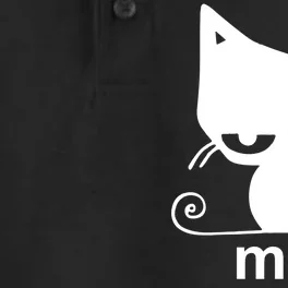 Meh Cat Funny Meme Dry Zone Grid Performance Polo